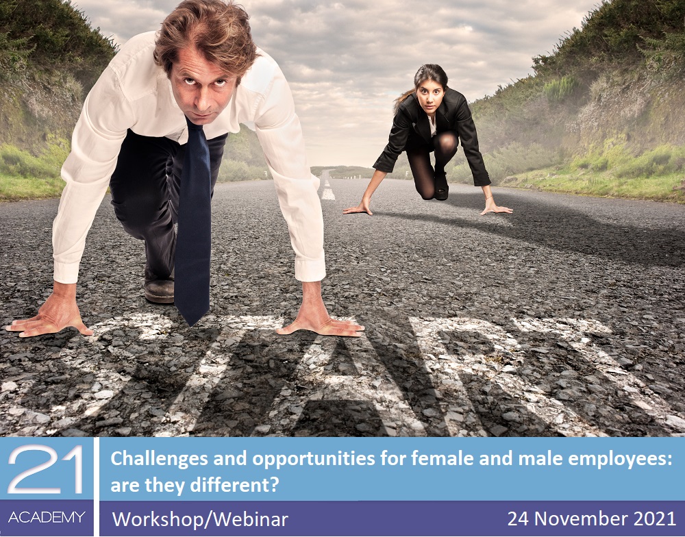 Man,Versus,Woman,On,A,Road,Ready,To,Run